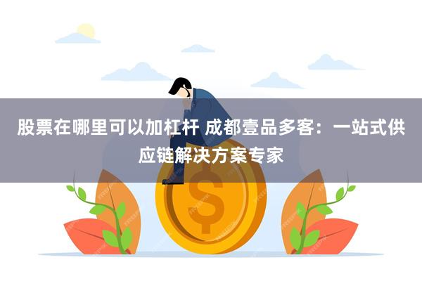 股票在哪里可以加杠杆 成都壹品多客：一站式供应链解决方案专家