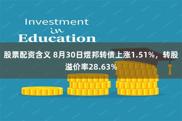 股票配资含义 8月30日煜邦转债上涨1.51%，转股溢价率28.63%