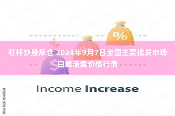 杠杆炒股爆仓 2024年9月7日全国主要批发市场白鲢活鱼价格行情